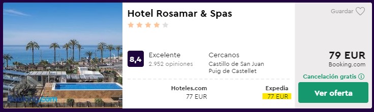 Hotel 4* en Lloret de Mar desde 38,50 euros por persona y noche