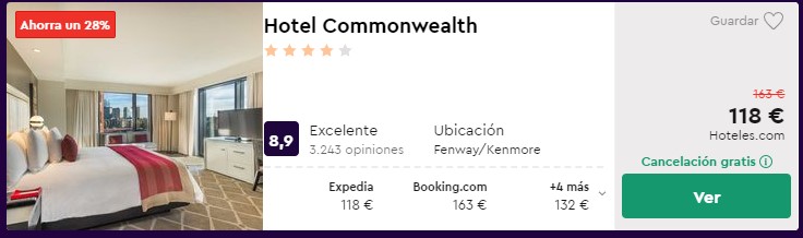 hotel 4 estrellas en boston en enero 2020 desde 59 euros persona y noche hotel 4 estrellas en boston en enero 2020 desde 59 euros persona y noche