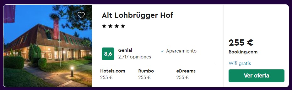 hotel 4 estrellas en hamburgo en mayo desde 42 euros por persona y noche