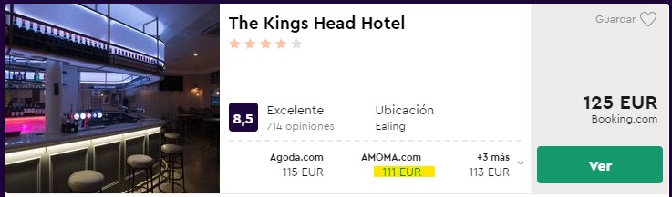 Hotel 4 estrellas en Londres para puente de octubre desde 55 euros por persona y noche Hotel 4 estrellas en Londres para puente de octubre desde 55 euros por persona y noche
