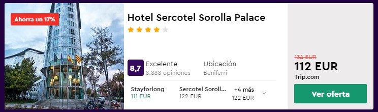 hotel 4 estrellas en valencia para mazo 2020 desde 56 euros por persona y noche