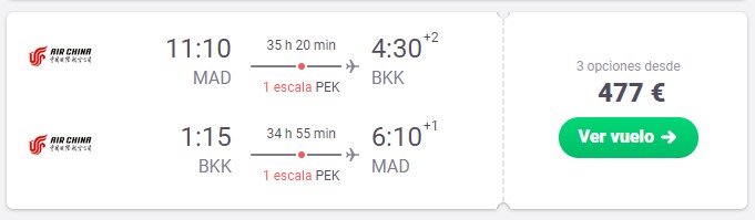 nochevieja en tailandia desde 238 euros trayecto