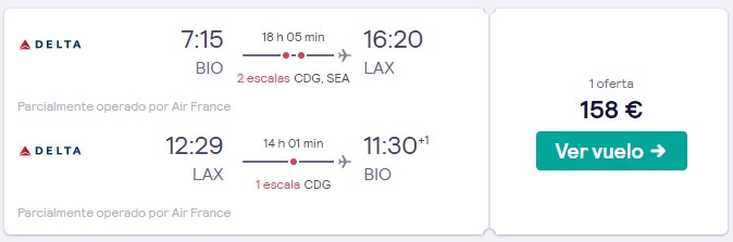 vuelos a los angeles desde espana en 2020 desde 79 euros trayecto
