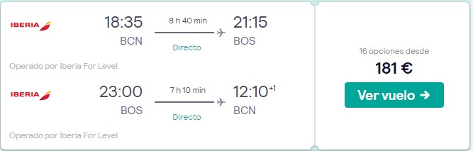 vuelos directos a estados unidos en mayo con iberia desde 90 euros trayecto